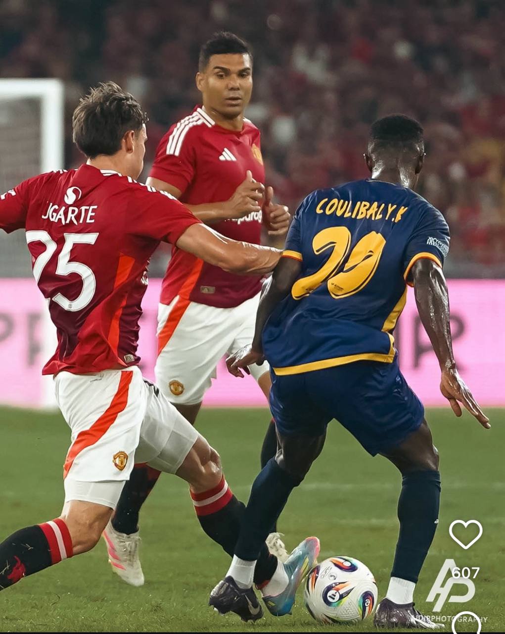 Kader with Manchester United player